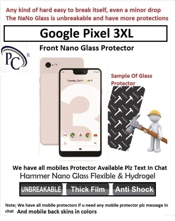 Google Pixel 3XL - Screen protector - Best material - Hammer Nano Glass
