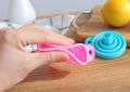 Folding And Space Saving Easy To Store Silicone Funnel For Kitchen Silicone Collapsible Funnel. 