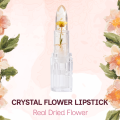 Magic Temperature Color Changing Flower Jelly Lipstick - Crystal Glossy Waterproof Lip Balm. 