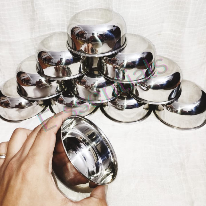 12%20Pcs%20Deep%20SMALL%20Bowls%20Size%204%20inches%20Stainless%20Steel%20-%20Image%203
