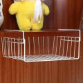 Multi-Purpose Metal Hanging Under Shelf Storage Basket Holder Drawer Organizer Wrap Rack Shelving For Kitchen. 