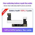 i2C Non-Soldering Battery Repair FPC Flex For iPhone 15 14 13 12 11 Pro Max i2c I6S BR-13 KC01 KC02S KC03 Tag On Cable Replace. 