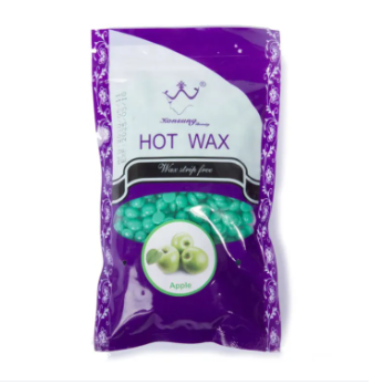 Natural Hard Wax Beans - Apple - 100g Hot Wax for Effective Hair Removal