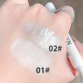 ORGINAL KOREAN IMPORTED Silver Pearlescent Waterproof Highlighter Pen/ Novice Long Lasting Flash Lying Silkworm Eye Shadow Makeup. 