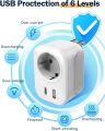 Travel Adapter USA Adapter Socket with USB A & C. 