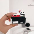 3D Funny Sneakers Shoe Box Earphone Case For Apple Airpods 1 2 3 pro Air pods Cover Soft Silicone Headphones Charging Box. 