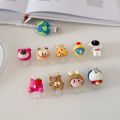 Data cable protective cover suitable for Apple, Huawei, Xiaomi, universal cute strawberry bear charging cable interface cable bite device. 