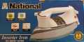 National INVERTER Dry Iron 70% Energy saving National  INVERTER Dry Iron 70% Energy saving | High Quality Heavy Weight | Automatic 399W - 220V SAVING ENERGY UPTO 70% COMPATIBAL WITH UPS  300-400 WATTS 1.8 AMP. 