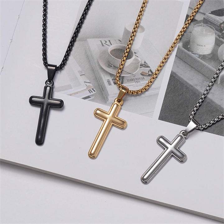 Black Cross necklace Unique   Pendant necklace  necklace for Daily wear Party wear Couple wear Gift for men/women Fashion accessory