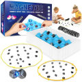Magnetic Effect Chess Game Stones Chess Set Battle Chess Board Educational Pebbles Intellectual Strategy Board Game. 