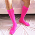 【BeginnerBer】Men's Sexy Ultrathin Socks Stockings Soft Stretchy Knee High Invisible Seamless Tube Socks Dress Socks Gifts For Men Exotic Form. 