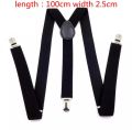 Suspenders for Men Elastic Suspender Galas for boys - black. 
