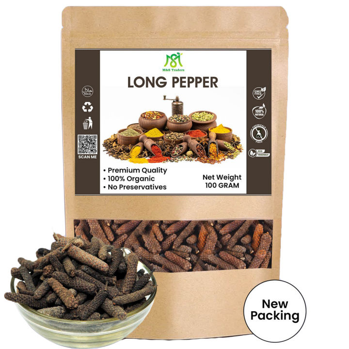 Long Pepper / Filfil / Maghan / Pimpali / Pipar / Pipli / Pippali 100 GM