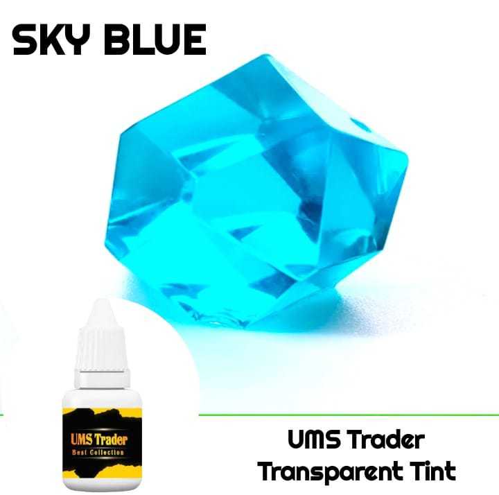 UMS Trader - Sky Blue Transparent Tint Liquid Pigments For Epoxy Resin ...