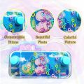 Unicorn Water Ring Game Toy – Transparent Double-Button Aqua Toss Game, Handheld Water Ring Toss for Kids, Cute Fantasy Theme for Girls, Party Favor & Stocking Stuffer. 