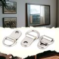 Pack Of 10 Picture Frame hook - D Ring Picture Hangers with Screws for Hanging Clock, Paintings, Artwork, 1 hole photo frame hook. 