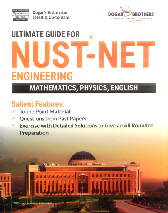 Ultimate Guide for NUST NET Engineering – Mathematics Physics English  DOGAR BROTHERS