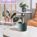Heavy Duty Flower Pot Stylish Durable Flower Pot with Drainage Holes for Indoor Outdoor Gardening Perfect for Succulents Herbs Vegetables. 