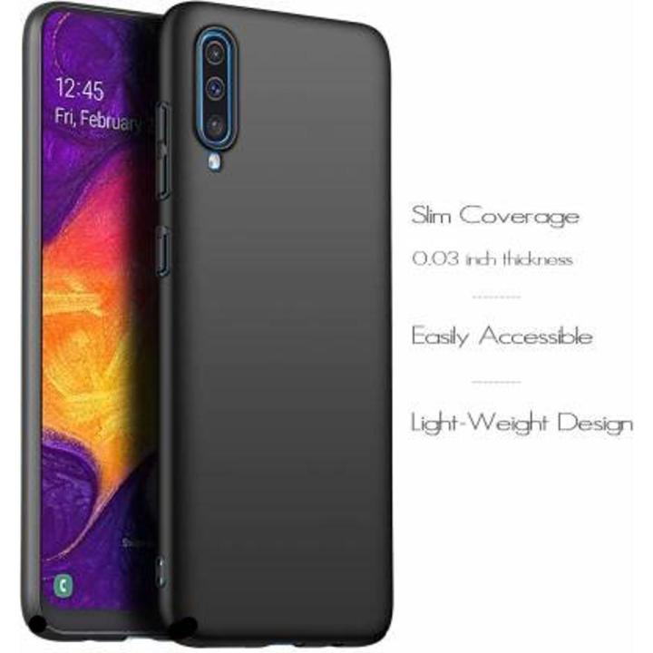 Samsung Galaxy A70 MATTE BLACK FLEXIBLE TPU CASE SLIM COVER - SHOCKPROOF