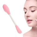 Silicone Brush Wash Face Exfoliating Nose Brush With Replacement Head Clean Blackhead Removal. 