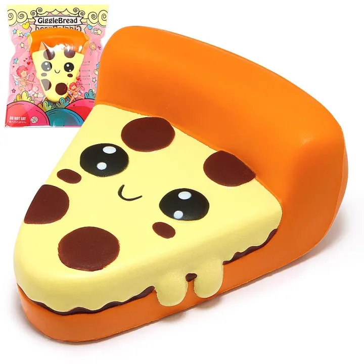 Kawaii Squishy Pizza Squishies Cream Scented Slow Rising Kids Toys Stress Relief Toy