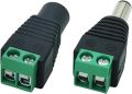3 Pairs 12V DC Power Connector, Male Female 5.5mm x 2.5mm Barrel Jack Connector for CCTV Security Camera Led Strip Wire Ends Plug. 