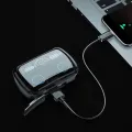F2 TWS M10 Bluetooth 5.1 Wireless Ear-bud with Charging Box, 3500mAh, Waterproof Sports Headphones, Stereo Headset with Built-in Microphone, New. 