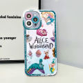 【Buried Buzie】Disney Cheshire Cat Alice in Wonderland Phone Case for Apple iPhone 15 Pro Max 8 12 Mini 11 Pro X XS SE 13 14 Plus XR 7 6s Cover. 