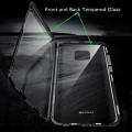 【Miga Plaza】 For Huawei Mate 20 Pro Magnetic Case 360 Front+Back double-sided 9H Tempered Glass Case For Huawei Mate 20 Pro Metal Bumper Case. 