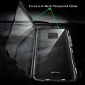 【Miga Plaza】 For Huawei Mate 20 Pro Magnetic Case 360 Front+Back double-sided 9H Tempered Glass Case For Huawei Mate 20 Pro Metal Bumper Case. 