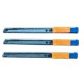 WADFOW SNAP-OFF BLADE KNIFE 9MMX80MM HANDY UTILITY KNIFE CUTTER STAINLESS WSK1509. 
