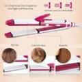 KEMEI 3 IN 1 PROFESSIONAL HAIR CURLER FOR GIRLS , CURLER, ROLLER , STRAIGHTER MULTI FUNCTIONAL. 