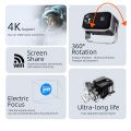 MY series Android Projector 200 ANSI Lumens 720P FHD Native 1080P 4K WiFi6 Bluetooth5 indoor outdoor projector better than HY300. 