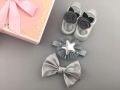 【VisioN Shop】headband+socks baby gift box newborn babies birthday 0-12month baby girl headwear. 