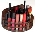 Makeup Organizer, Brushes Stand, Cosmetic Wooden Storage Holder, Arts Brush Organizer, Wooden Makeup Stand, Cosmetics Accessories. 