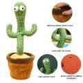 Dancing Cactus Toy for Baby Funny Cactus Talking Toy for Baby Kids Soft Plush Talk Back Toy, Can Sing, Record and Repeats What You Say Creative Kids Educational Toy Game for Kids. 