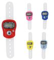 Pack of 3 Portable Electronic  Digital Tally Counter - Digital Tasbeeh Counter - Stress Relaxation Finger Counter with TIME Display LCD - Best Electronic Tasbih Online. 