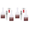 Radiator Repair Tool-4 x Plastic air conditioning condenser fin cleaning brush 18 x 7.5cm
2 x Condenser fin straightener cleaner
2 x Stainless steel fin cleaner for air cooler 14.5 x 2cm-White & silver. 