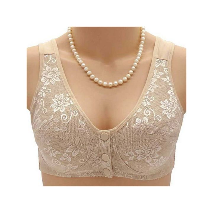 3 Button Front Open Maternity Nursing Bra for Women's