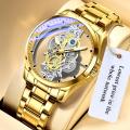 New Design Men Skeleton Watch Quartz Watch. 