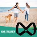 Back Posture Corrector Support Belt, Figure 8 Shaped Designed Adjustable Clavicle Brace Band, Helps to Men & Women Improve Posture, Prevent Slouching and Relief Back Pain. 