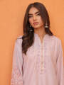 Salitex -  1Piece - Stitched Basic Yarn Dyed Embroidered Shirt- Dress for Women. 
