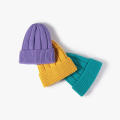 Teens Trend Cap Stylish Beanies Cool Headgear For Teens Unisex Hip Hop Hat Solid Color Knitted Hat Fashion Knit Hat Street Style Winter Hat. 