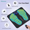 EMS Foot Massager Mat for Neuropathy-Improve Circulation, Muscle Relaxation, Pain Plantar Relief Back & Leg Foot Massage with Remote Control. 