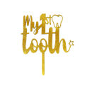 First Tooth Cake Topper Collection,  Milestone Memory First Teeth Born Baby's Theme, 6 Months Teething Celebration Decorative Events, Decor Cupcake Party Supplies For Boys Girls & Kids : WlPW7yLm. 