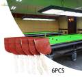 6 Pieces Pool Table Pocket Snooker Net for Entertainment Venues Leisure. 
