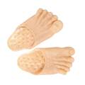 PVC Big Toe Slippers,Fake ,Party Funny Sandals,Halloween Costume Accessories,Funny Feet Slippers , Skin. 