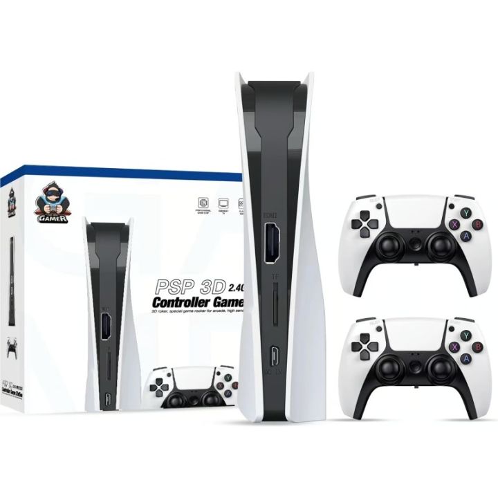NEW Q10 3D Game Stick 128G Video game console retro home console 2.4G doubles Wireless game controller supporting For PSP