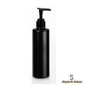 Black Empty Plastic Pump Bottles 100ml Pack of 2) Travel Size Lotion Pump Bottle for Oil / Hair Oil Empty Bottle Pump 100ml / Pump Bottles for Shampoo, Hand Wash, and Beauty Care etc.. 