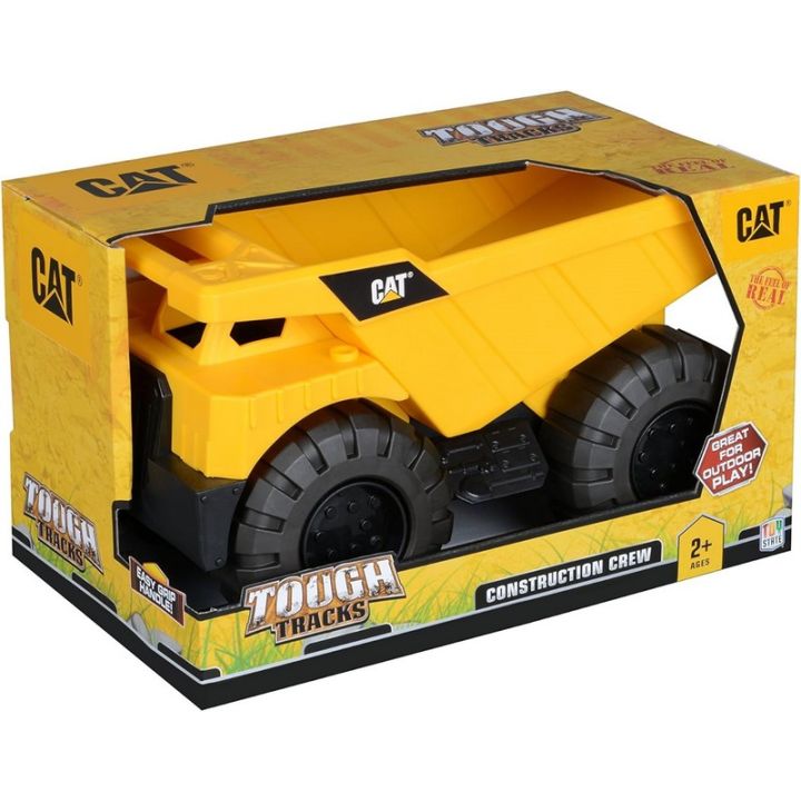 Planet T: TOY STATE: TOUGH TRACKS: MINI WORKERS: CAT DUMP TRUCK (82011)